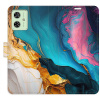 iSaprio Flip Colourful Marble pro Motorola Moto G54 5G / G54 5G Power Edition n24cm-FLP2-MoG54 iSaprio Flip Colourful Marble pro Motorola Moto G54 5G / G54 5G Power Edition n24cm-FLP2-MoG54