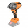 NEO TOOLS Bezuhlíkový rázový uťahovák Energy+ 18 V, 850 Nm, 1/2 palca, bez batérie NEO TOOLS Bezuhlíkový rázový uťahovák Energy+ 18 V, 850 Nm, 1/2 palca, bez batérie