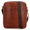 Pánska kožená crossbody taška svetlohnedá - SendiDesign Bruno hnedá Pánska kožená crossbody taška svetlohnedá - SendiDesign Bruno hnedá