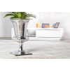 Bighome - Váza SHINY 75 cm - strieborná Bighome - Váza SHINY 75 cm - strieborná