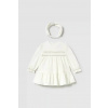 Dievčenské šaty Mayoral 2904.4A.Baby.9BYA biela 74 Dievčenské šaty Mayoral 2904.4A.Baby.9BYA biela 74