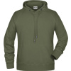 James & Nicholson | JN 8024, Pánska raglánová mikina s kapucňou, zelená olive, XL James & Nicholson | JN 8024, Pánska raglánová mikina s kapucňou, zelená olive, XL