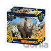 PRIME 3D puzzle GES Nosorožec 100 ks PRIME 3D puzzle GES Nosorožec 100 ks