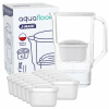 Plastová filtračná kanvica AquaFloow J-MAXI 2,5l biela + 12x filter Plastová filtračná kanvica AquaFloow J-MAXI 2,5l biela + 12x filter
