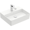 VILLEROY & BOCH Memento 2.0 závesné umývadlo s otvorom, bez prepadu, 500 x 420 mm, biela alpská, 4A225101 VILLEROY & BOCH Memento 2.0 závesné umývadlo s otvorom, bez prepadu, 500 x 420 mm, biela alpská, 4A225101