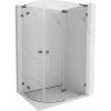 Mexen Lunar, L pravý polkruhový sprchový kút 80 x 70 cm, 8mm číre sklo, profil grafit brúsený, 833L-080P-070L-66-00 Mexen Lunar, L pravý polkruhový sprchový kút 80 x 70 cm, 8mm číre sklo, profil grafit brúsený, 833L-080P-070L-66-00