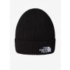 Detská čiapka The North Face Logo Box Cuffed Beanie - tnf black Detská čiapka The North Face Logo Box Cuffed Beanie - tnf black