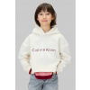 Detská bavlnená mikina Calvin Klein Jeans IG0IG03018.9BYA béžová 140 Detská bavlnená mikina Calvin Klein Jeans IG0IG03018.9BYA béžová 140