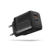 AXAGON ACU-PQ30, Sil nabíječka do sítě 30W, 2x port (USB-A + USB-C), PD3.0/PPS/QC4+/SFC/AFC/Apple, černá AXAGON ACU-PQ30, Sil nabíječka do sítě 30W, 2x port (USB-A + USB-C), PD3.0/PPS/QC4+/SFC/AFC/Apple, černá