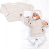 Rastúci oversize pletený svetrík pre bábätko, svetlý béžový Baby Nellys Rastúci oversize pletený svetrík pre bábätko, svetlý béžový Baby Nellys