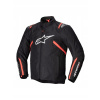 Textilná bunda Alpinestars T-SPS v2 WP čierna/červená XL Textilná bunda Alpinestars T-SPS v2 WP čierna/červená XL