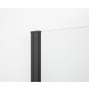 Polysan ESCA SHELF stenový profil s drážkou 2100mm, čierna mat ES8225 Polysan ESCA SHELF stenový profil s drážkou 2100mm, čierna mat ES8225