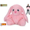Plush Friends králik ružový plyšový 50cm sediaci 0m+ Plush Friends králik ružový plyšový 50cm sediaci 0m+