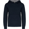KARIBAN VINTAGE K453 / Detská mikina s kontrastnou kapucňou - navy/fine grey 122-128 KARIBAN VINTAGE K453 / Detská mikina s kontrastnou kapucňou - navy/fine grey 122-128