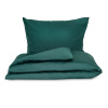 Kvalitex Saténové francúzské obliečky LUXURY COLLECTION 1 + 2, 220x200, 70x90cm tmavo zelené Kvalitex Saténové francúzské obliečky LUXURY COLLECTION 1 + 2, 220x200, 70x90cm tmavo zelené