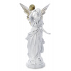 Socha Biely Anjel s Trubkou 39cm Socha Biely Anjel s Trubkou 39cm