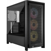 Počítačová skriňa Corsair 4000D Airflow RGB Midi Tower ATX Čierna Počítačová skriňa Corsair 4000D Airflow RGB Midi Tower ATX Čierna