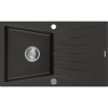 Mexen Cesar - drez granitový 77,5x47,0cm, 1-komorový, čierna-zlatá, 6514771010-75 Mexen Cesar - drez granitový 77,5x47,0cm, 1-komorový, čierna-zlatá, 6514771010-75