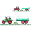 Traktor plastový zemědělský set s přívěsem na setrvačník 2 barvy Traktor plastový zemědělský set s přívěsem na setrvačník 2 barvy