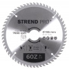 Kotúč Strend Pro TCT 185x2.2x30/20 mm 60T, na drevo, pílový, SK plátkami Kotúč Strend Pro TCT 185x2.2x30/20 mm 60T, na drevo, pílový, SK plátkami