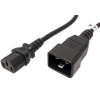 PREMIUMCORD Napájací kábel 230V 10A 1m, konektory IEC 320 C13 - IEC 320 C20 kpsb1 PremiumCord PREMIUMCORD Napájací kábel 230V 10A 1m, konektory IEC 320 C13 - IEC 320 C20 kpsb1 PremiumCord