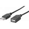 Manhattan Hi-Speed USB Extension Cable A-A M/F 1,8m black 338653 Manhattan Hi-Speed USB Extension Cable A-A M/F 1,8m black 338653