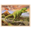 Goki Drevené puzzle T-Rex, 96 dielikov Goki Drevené puzzle T-Rex, 96 dielikov
