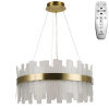 NEDES J6338/C Závesné krištálové LED svietidlo 40W, 3000K-6500K, 5300lm, IP20, DO, stmiev., mosadz/bronz NEDES J6338/C Závesné krištálové LED svietidlo 40W, 3000K-6500K, 5300lm, IP20, DO, stmiev., mosadz/bronz