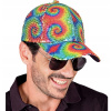 ŠILT ČIAPKA CEKINOVÁ DÚHOVÁ TIE DYE ZATOČENÉ VZORY DISCO KARNEVAL ŠILT ČIAPKA CEKINOVÁ DÚHOVÁ TIE DYE ZATOČENÉ VZORY DISCO KARNEVAL