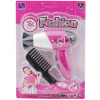 Kadeřnický dětský herní set fén s hřebínkem na baterie 2 barvy Kadeřnický dětský herní set fén s hřebínkem na baterie 2 barvy