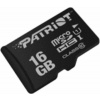 PATRIOT 16GB microSDHC Class10 bez adaptéru PSF16GMDC10 PATRIOT 16GB microSDHC Class10 bez adaptéru PSF16GMDC10