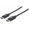 MANHATTAN kabel Hi-Speed USB-C, Type-C Male to Type-C Male, 0,5m, černý 354868 MANHATTAN kabel Hi-Speed USB-C, Type-C Male to Type-C Male, 0,5m, černý 354868