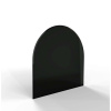 HS Flamingo Sklo pod kachle oblúk R500, čierne, 1000 x 1000 x 6 mm HS Flamingo Sklo pod kachle oblúk R500, čierne, 1000 x 1000 x 6 mm