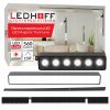Magnetické lištové osvetlenie SADA Lišta 1m 3x LED lampa ČIERNA Magnetické lištové osvetlenie SADA Lišta 1m 3x LED lampa ČIERNA