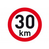 Samolepka reflexná rýchlosť 30 km, priemer 200 mm Samolepka reflexná rýchlosť 30 km, priemer 200 mm