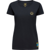 LA SPORTIVA Climbing on the Moon T-Shirt W Black/Yellow - S LA SPORTIVA Climbing on the Moon T-Shirt W Black/Yellow - S