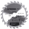 Kotúč Strend Pro TCT 210x2.6x30/20 mm 24T, na drevo, pílový, SK plátkami Kotúč Strend Pro TCT 210x2.6x30/20 mm 24T, na drevo, pílový, SK plátkami
