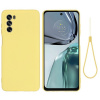 Gumený kryt PURE COLOR na Motorola Moto G62 5G - Žltá Gumený kryt PURE COLOR na Motorola Moto G62 5G - Žltá