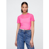 GAP Sieťované crop tričko Ružová XL Ružová Ružová GAP Sieťované crop tričko Ružová XL Ružová Ružová