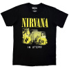 Tričko Nirvana - In Utero Band Photo, Unisex,Čierna,L Tričko Nirvana - In Utero Band Photo, Unisex,Čierna,L