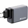 VERBATIM GaN Nabíječka do sítě GNC-100, 100W, 3x USB-C, 1x USB VERBATIM GaN Nabíječka do sítě GNC-100, 100W, 3x USB-C, 1x USB