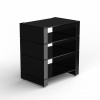 BLOK Stax 2G 4 Shelf Farba: Čierna lesklá BLOK Stax 2G 4 Shelf Farba: Čierna lesklá