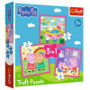 TREFL PUZZLE Puzzle - 3 v 1 (20, 36, 60) - Peppa a priatelia - Prasiatko Peppa - Trefl 34873 TREFL PUZZLE Puzzle - 3 v 1 (20, 36, 60) - Peppa a priatelia - Prasiatko Peppa - Trefl 34873