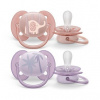 Avent Philips šidítko Ultrasoft Premium Zvířátko 2 ks ružová/oranžová Avent Philips šidítko Ultrasoft Premium Zvířátko 2 ks ružová/oranžová
