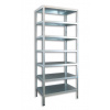 Skrutkovaný regál s kovovými policami Biedrax, pozinkovaný - 30 x 100 x 250 cm, 7 políc Skrutkovaný regál s kovovými policami Biedrax, pozinkovaný - 30 x 100 x 250 cm, 7 políc