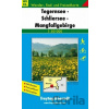 Turistká mapa Německo Tegernsee Schliersee Turistká mapa Německo Tegernsee Schliersee