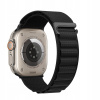 Nylonový remienok Apple Watch Alpine Loop 42mm 44mm 45mm 49mm, čierny Nylonový remienok Apple Watch Alpine Loop 42mm 44mm 45mm 49mm, čierny