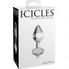 Análny kolík sklo Icicles 8,3 cm Análny kolík sklo Icicles 8,3 cm