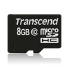 Transcend Premium - Pamě?ová karta flash - 8 GB - Class 10 - 133x - microSDHC TS8GUSDC10 Transcend Premium - Pamě?ová karta flash - 8 GB - Class 10 - 133x - microSDHC TS8GUSDC10