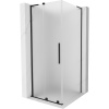 Mexen Velar L posuvná sprchová kabína 110 x 110 cm, mráz, čierna - 871-110-110-33-70 Mexen Velar L posuvná sprchová kabína 110 x 110 cm, mráz, čierna - 871-110-110-33-70